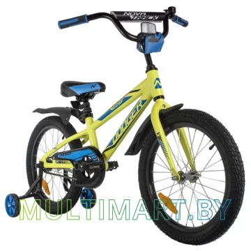 Детский велосипед Novatrack Dodger 185ADODGER.GN22 (зеленый, 2022) картинка 2